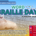 CV Media Utama Group Mengucapkan Selamat Hari Braille Sedunia: Mendukung Aksesibilitas bagi Penyandang Disabilitas