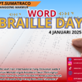 PT Sumatraco Langgeng Makmur Gelar Kampanye Edukasi Braille untuk Perayaan Hari Braille Sedunia