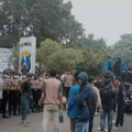 Mahasiswa PMII Demo Tuntut Keamanan Jembatan Suramadu Diperketat